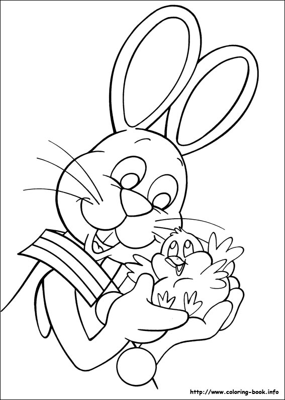 Peter Cottontail coloring picture